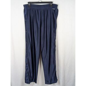 Y2K Reebok Breakaway Warm Up Baggy Pants Navy Blue Men's Size XL